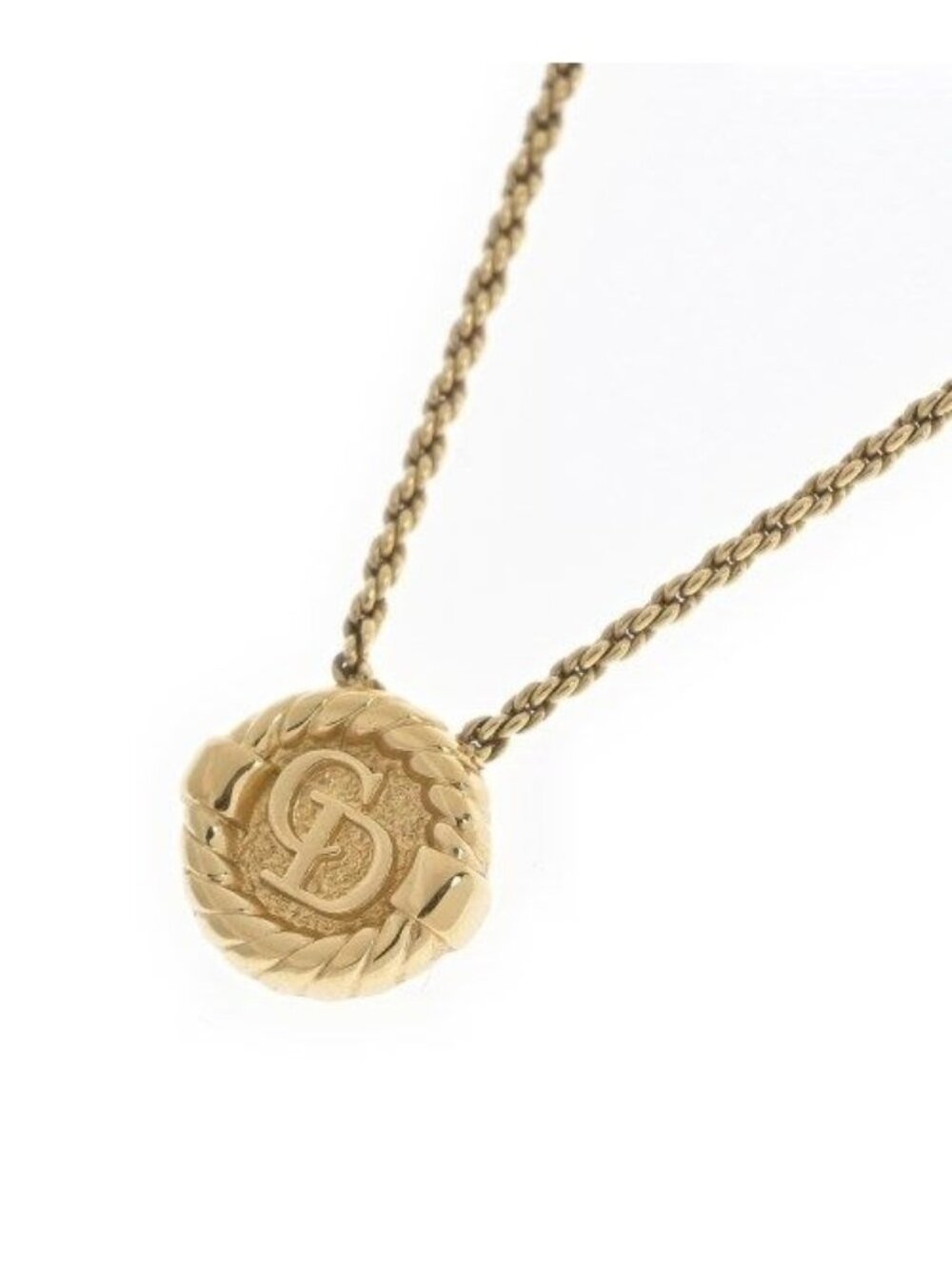 ★SOLD★ Dior Necklace Gold - Picture 1 of 4